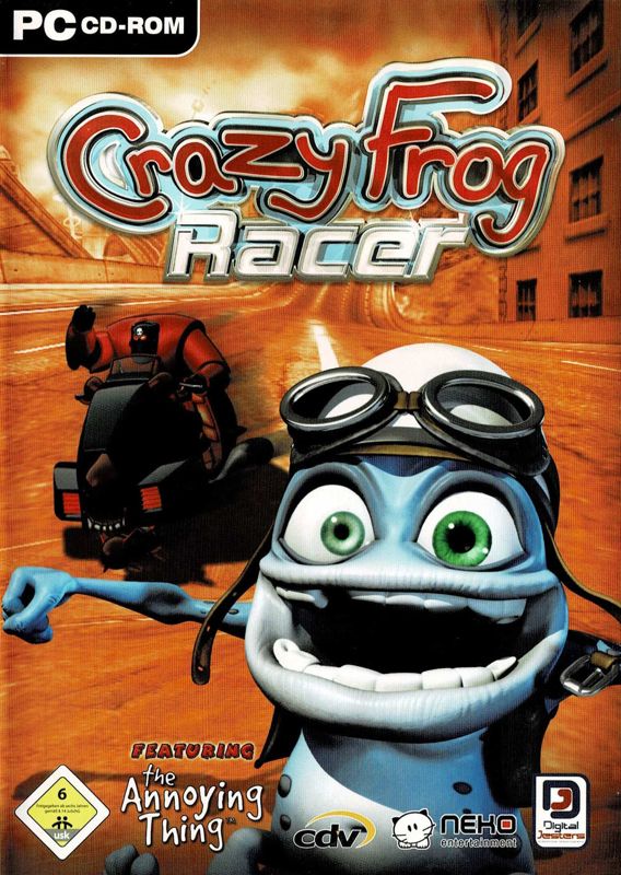 Crazy Frog Racer box art for Playstation 2